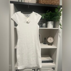 BB Dakota Steve Madden fitted white dress
